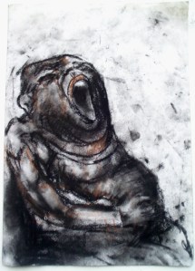 Eino Steinstad - Drawing: "Det Tykke Barnet"