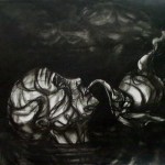 Eino Steinstad – Drawing: “Euforisk undergang”